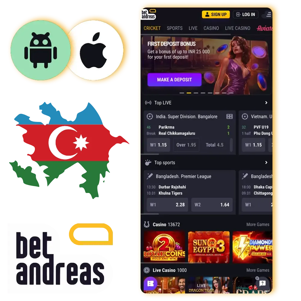 Betandreas tətbiqi haqqında ümumi məlumat